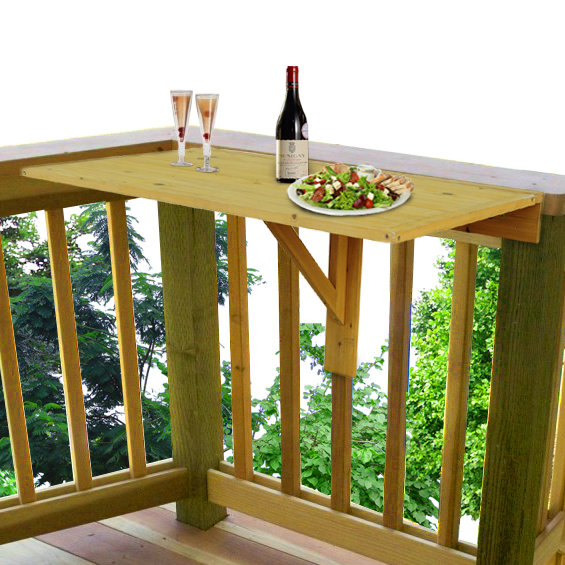 Leisure Season Mounted Bar Table & Reviews Wayfair